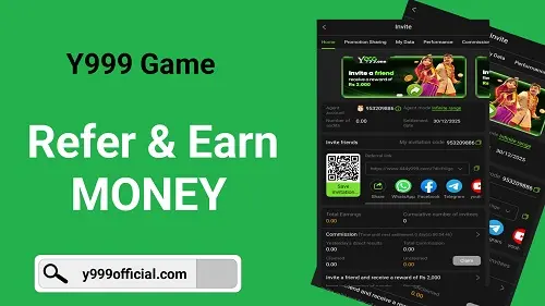 Refer & Earn at y999